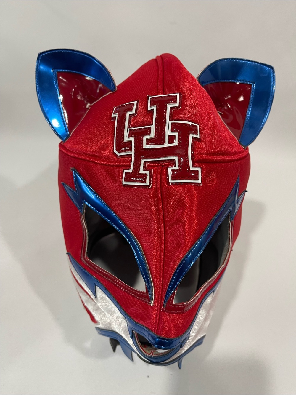 Red & Blue Lucha Mask with UH Logo